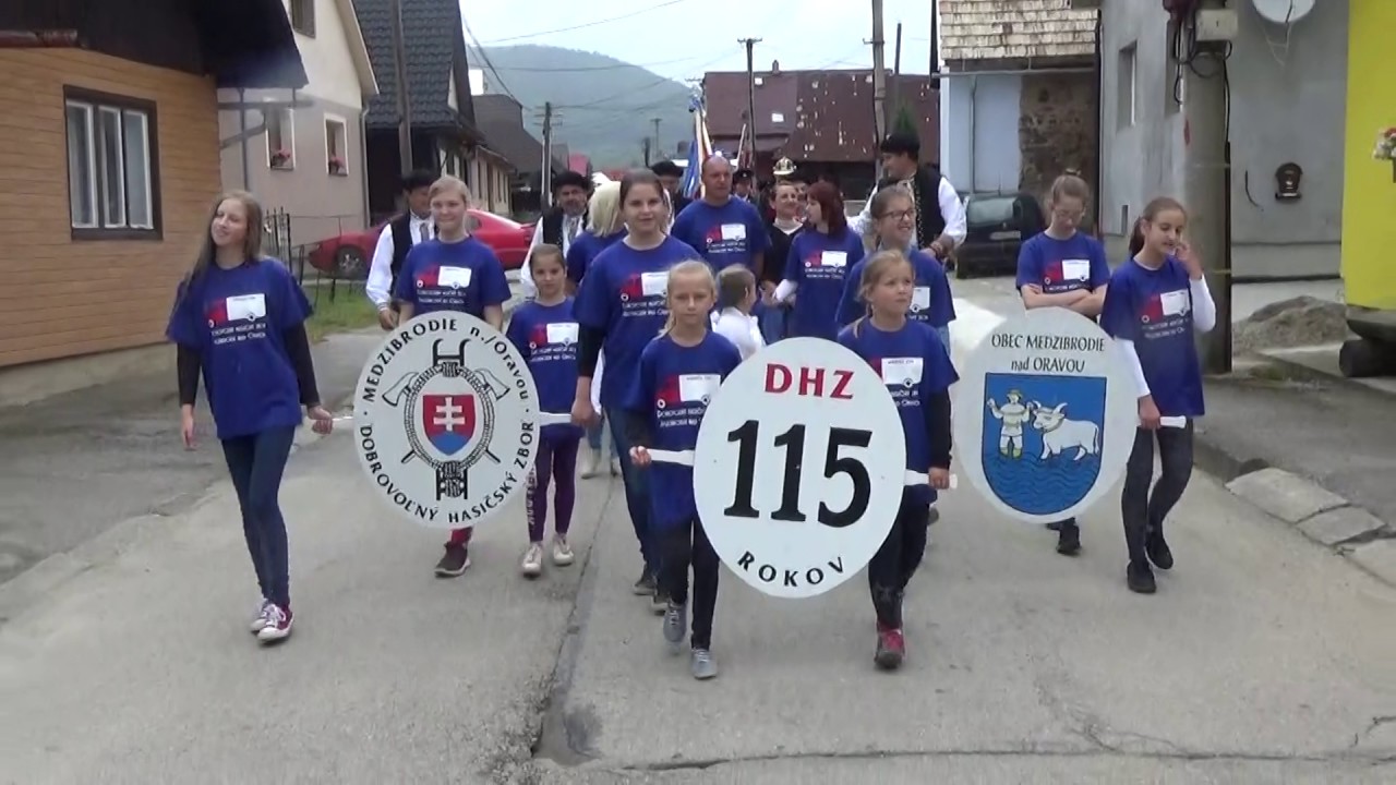 Oslavy 115 výročia založenia hasičského spolku v Medzibrodí n/Or.