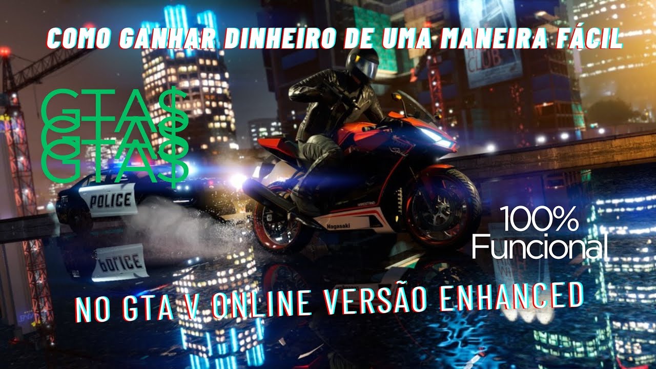 COMO GANHAR MUITO DINHEIRO NO GTA V ONLINE VERSÃO ENHANCED COM MUAMBA