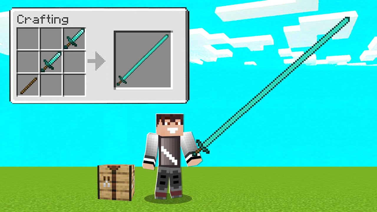 ZROBIŁEM NAJDŁUŻSZY MIECZ w Minecraft!