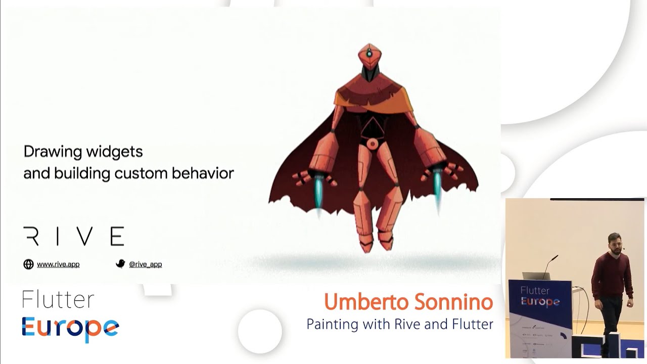 Painting with Rive and Flutter - Umberto Sonnino | Flutter Europe