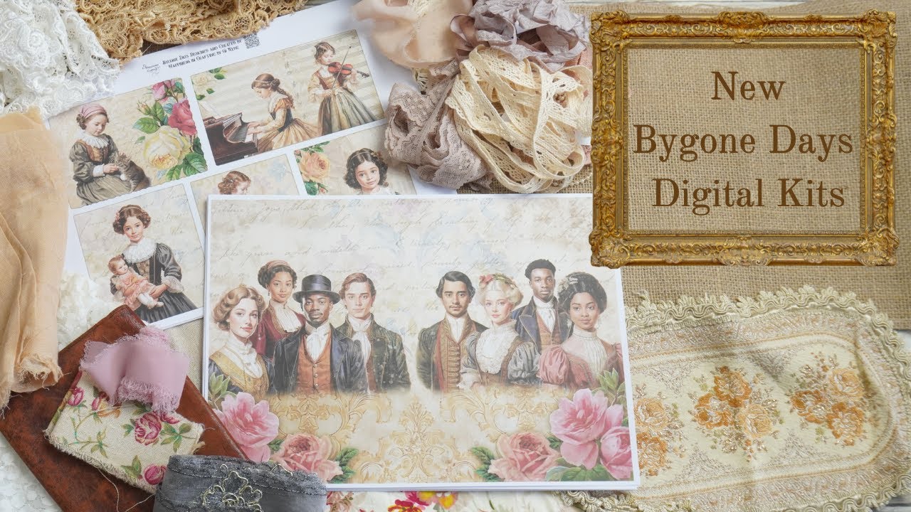 New Bygone Days Digital Kit - Christmas Digital Kits SALE 40% OFF