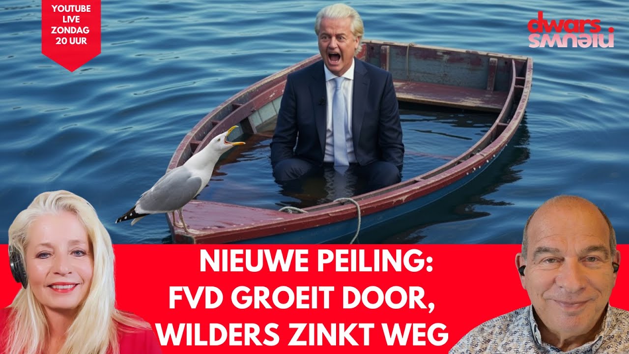Nieuwe peiling Maurice de Hond: FvD groeit door, Wilders zinkt weg #DDDP
