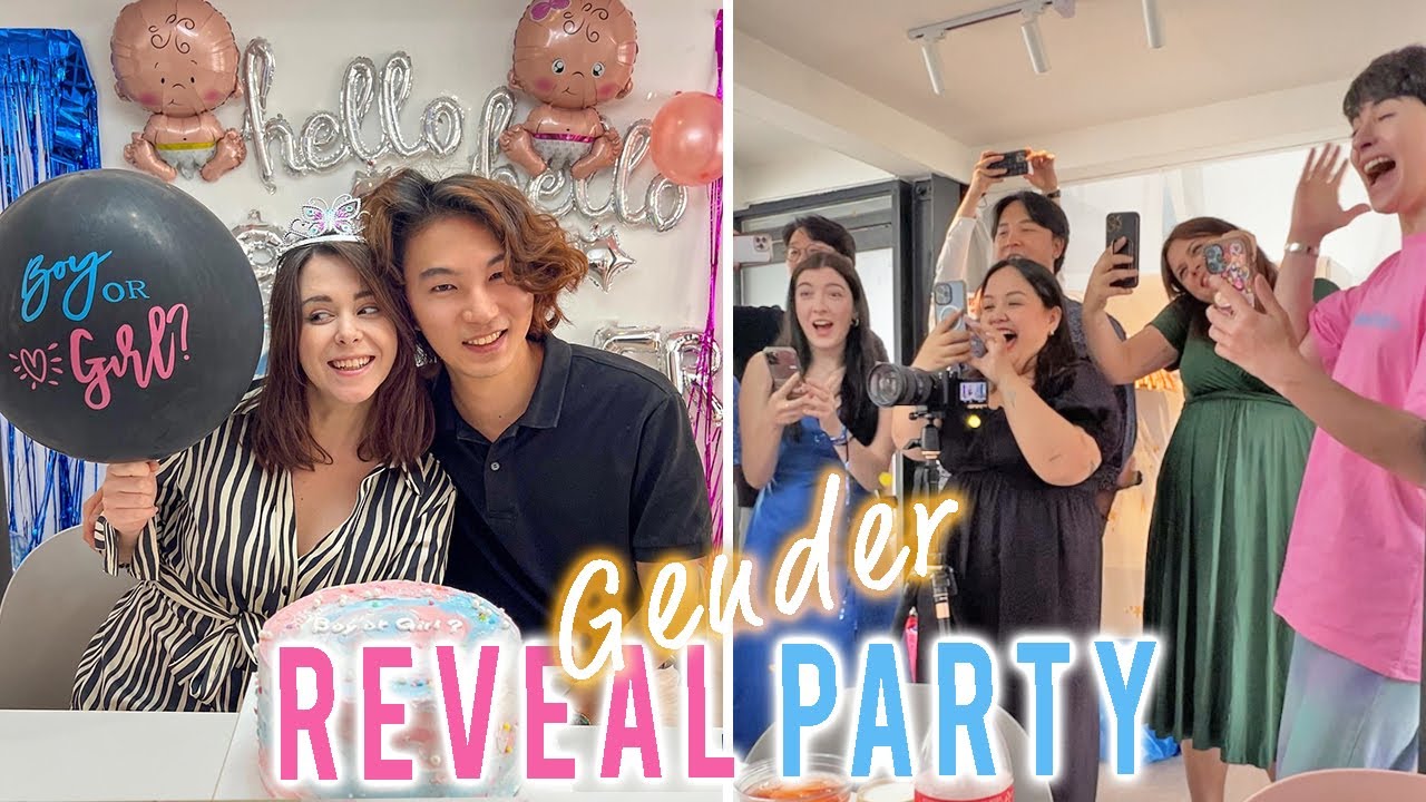 한국에서 외국 베이비샤워 파티 Gender Reveal Party! 🇮🇹🇰🇷