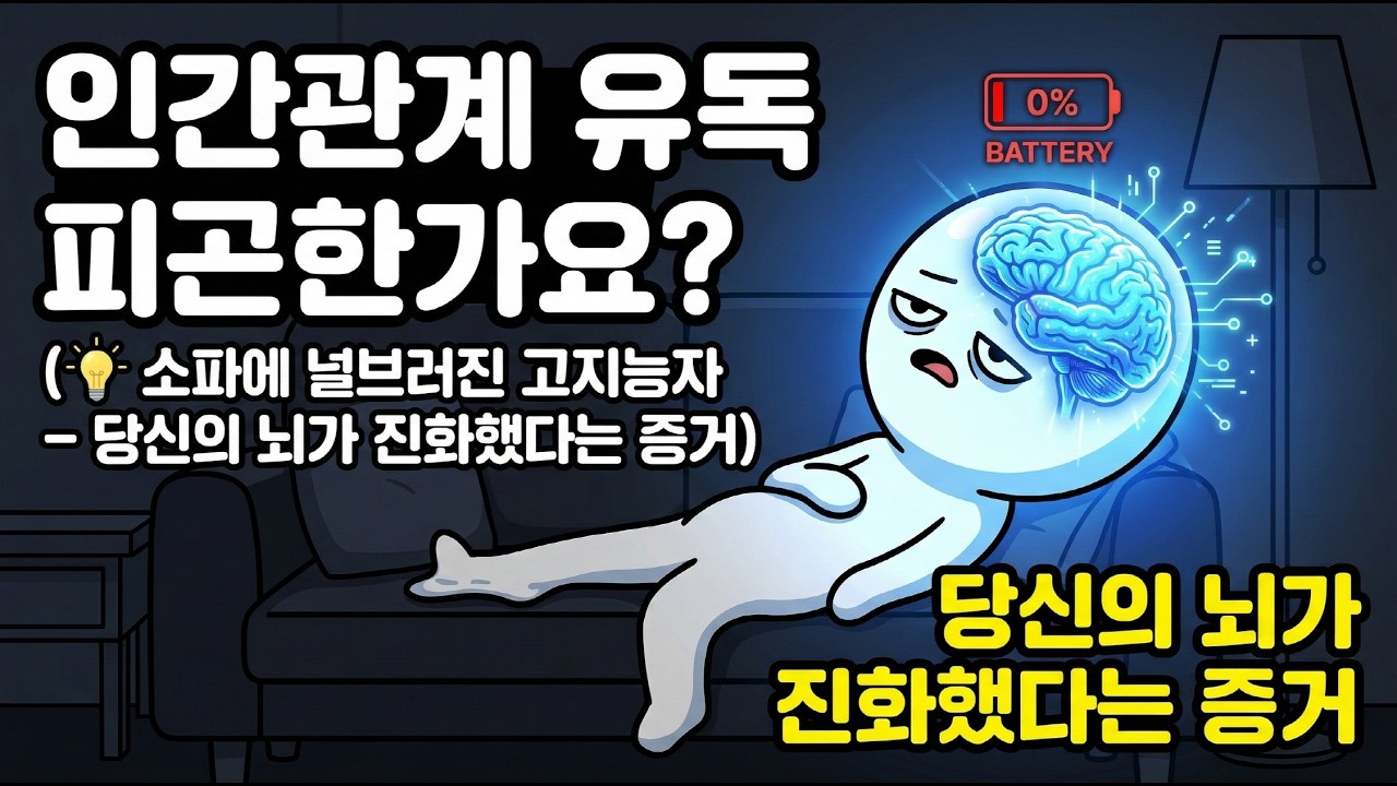 나이 들수록 사람 만나기 피곤한 당신, 지극히 '정상'이자 '똑똑한' 겁니다 - 지능이 높은 사람일수록 친구가 적고 혼자를 즐기는 소름 돋는 이유