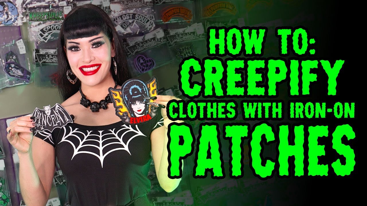 How To Iron On Kreepsville Patches!