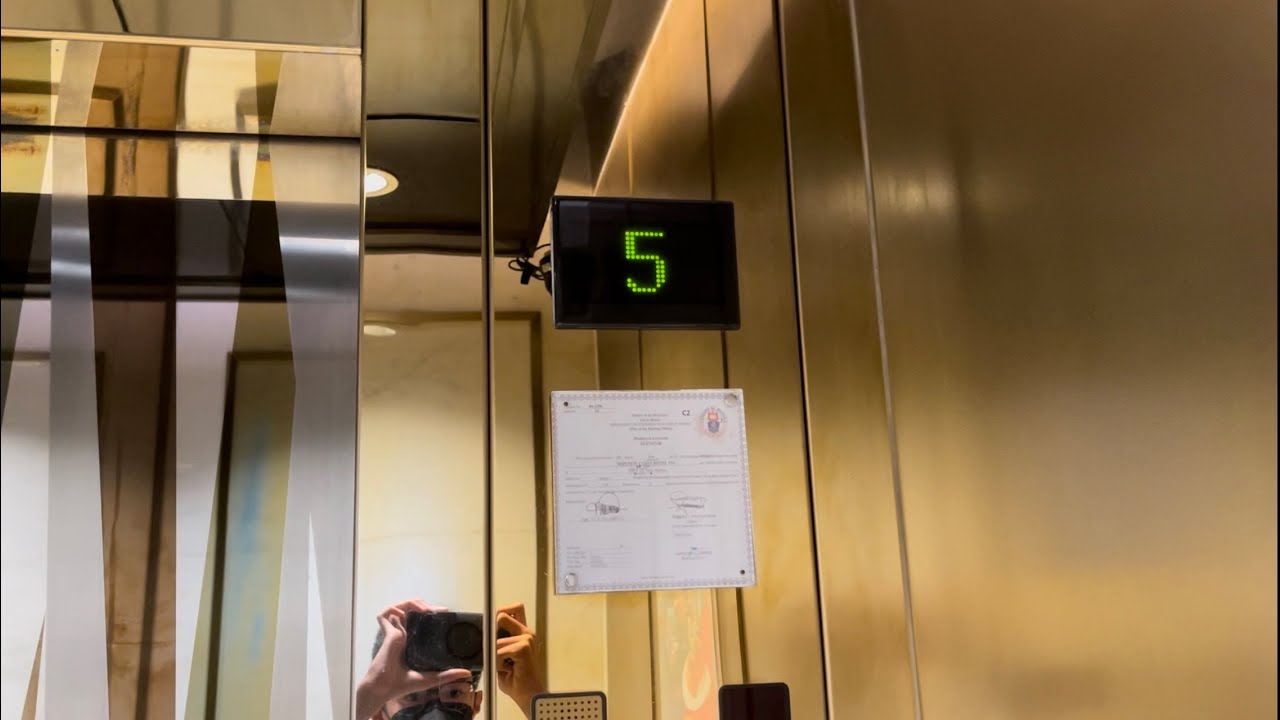 Schindler M-Series elevators at New Coast Hotel Manila, Manila, Philippines