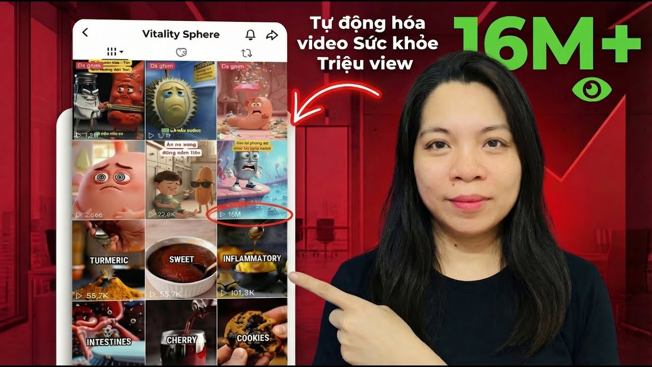 Cách tạo Video AI cho ngách sức khỏe triệu view – Tự động hóa 100% với n8n & Veo 3
