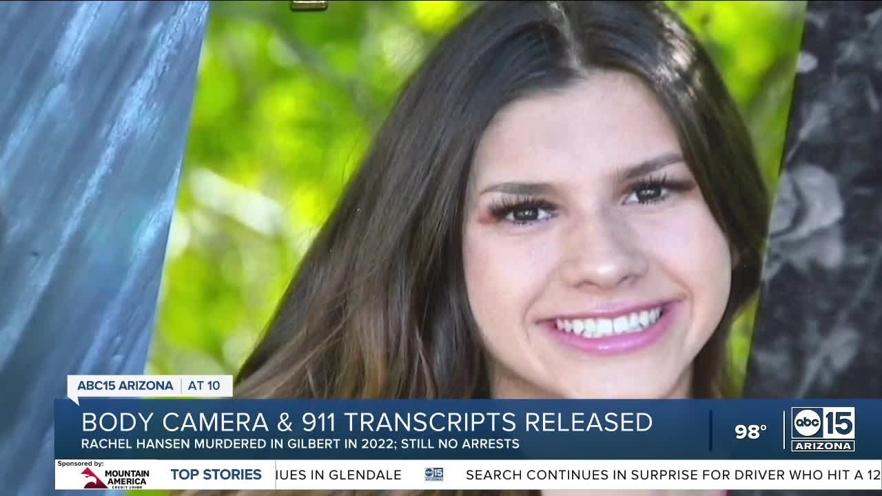Body camera video and 911 transcript released in Rachel Hansen case