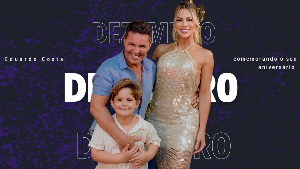 E teve comemoração de aniversário com Eduardo Costa 🎂❤️