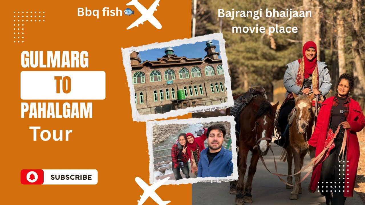 Gulmarg to pahalgam tour #travelvlog #kashmir #pahalgam #gulmarg #dream #fyp 