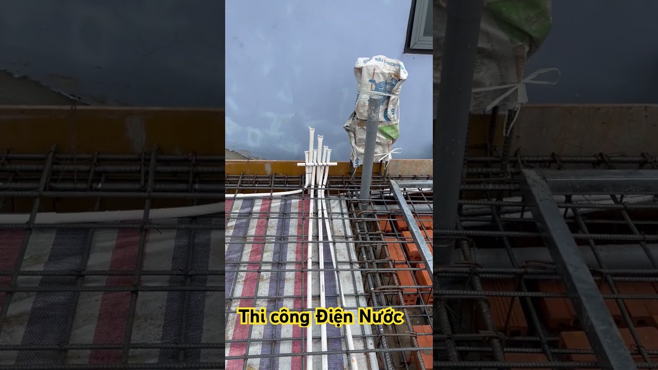 Thi c&ocirc;ng Điện Nước nh&agrave; 2 tầng ở B&igrave;nh Dương