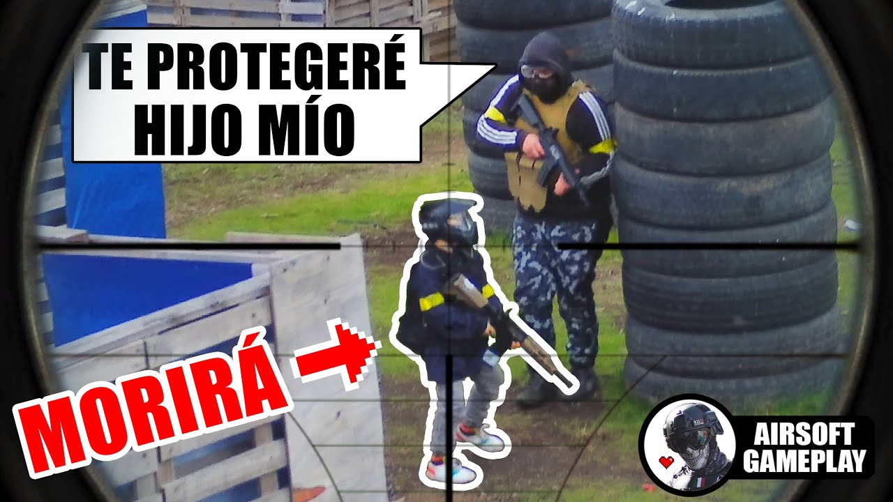 DESTRUYO al CHIKITIN con mi FRANCOTIRADOR❗️ 😳 ▬ Yio Airsoft Gameplay