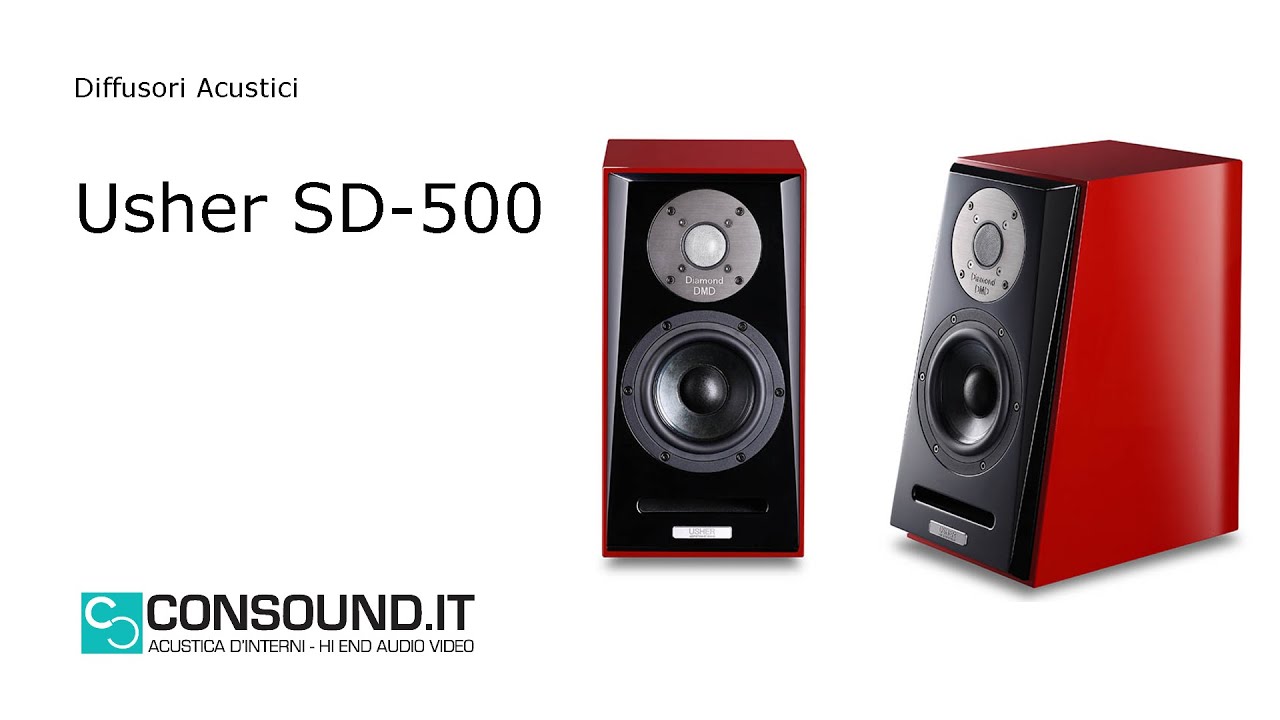 Usher SD 500: un diffusore da stand con tweeter in DIAMANTE