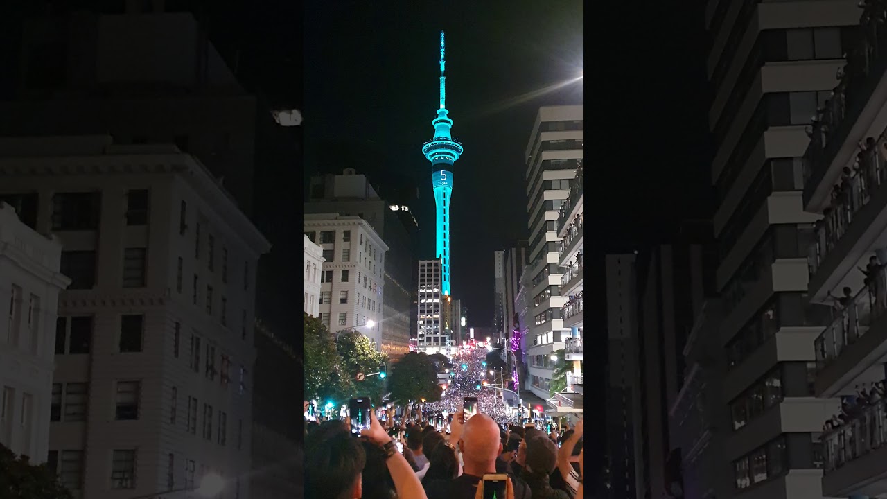 Auckland Skytower New Year Countdown