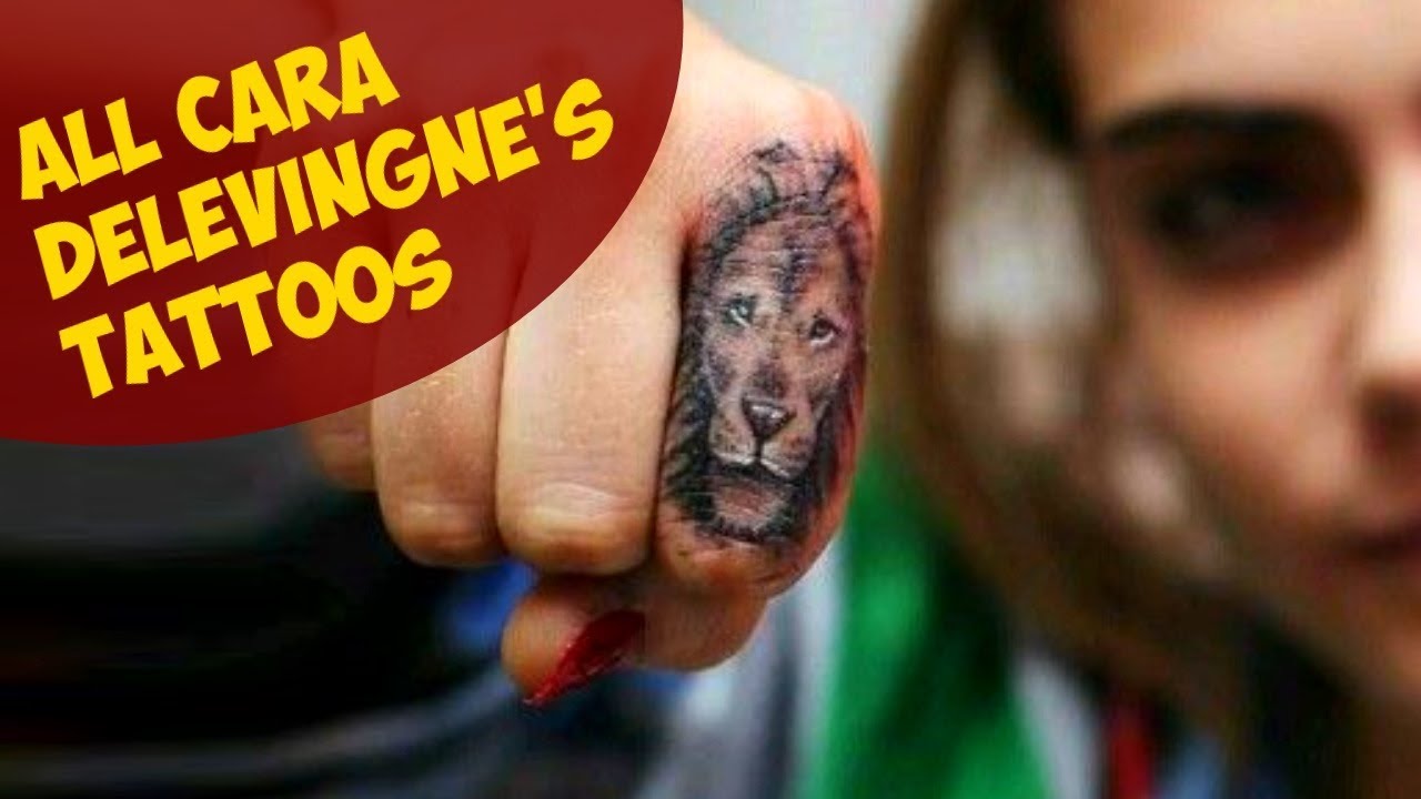All Cara Delevingne's Tattoos