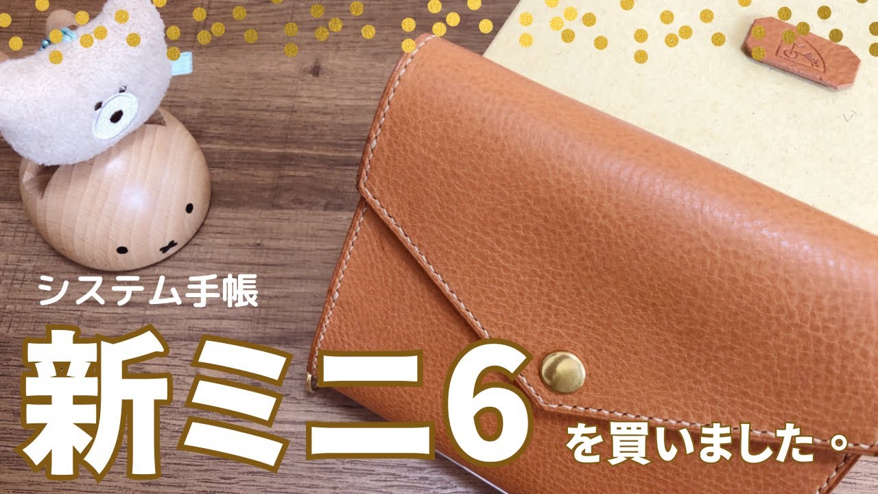 【システム手帳】新しいミニ6を買いました！【開封動画】