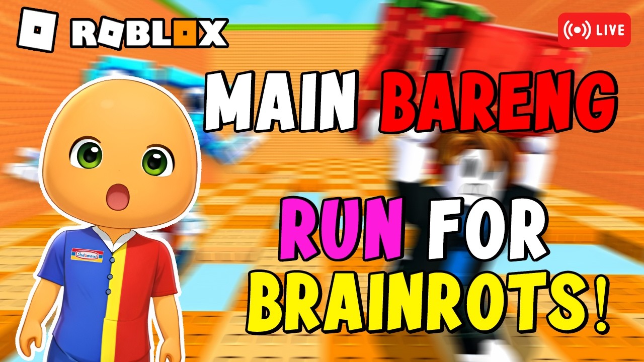 AKU HARUS LARI DENGAN CEPAT UNTUK DAPATKAN BRAINROT #roblox #brainrot #robloxshorts