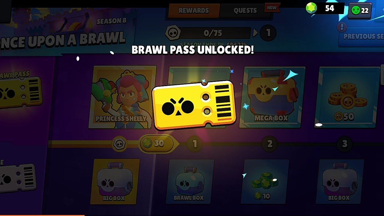 Purchasing Brawl Pass and more.. | Code - ???? | Once Upon A Brawl | Brawl Stars