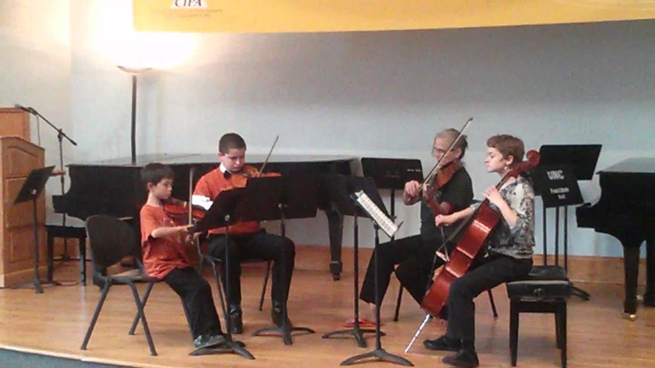 Mozart 173 String Quartet Rehearsal