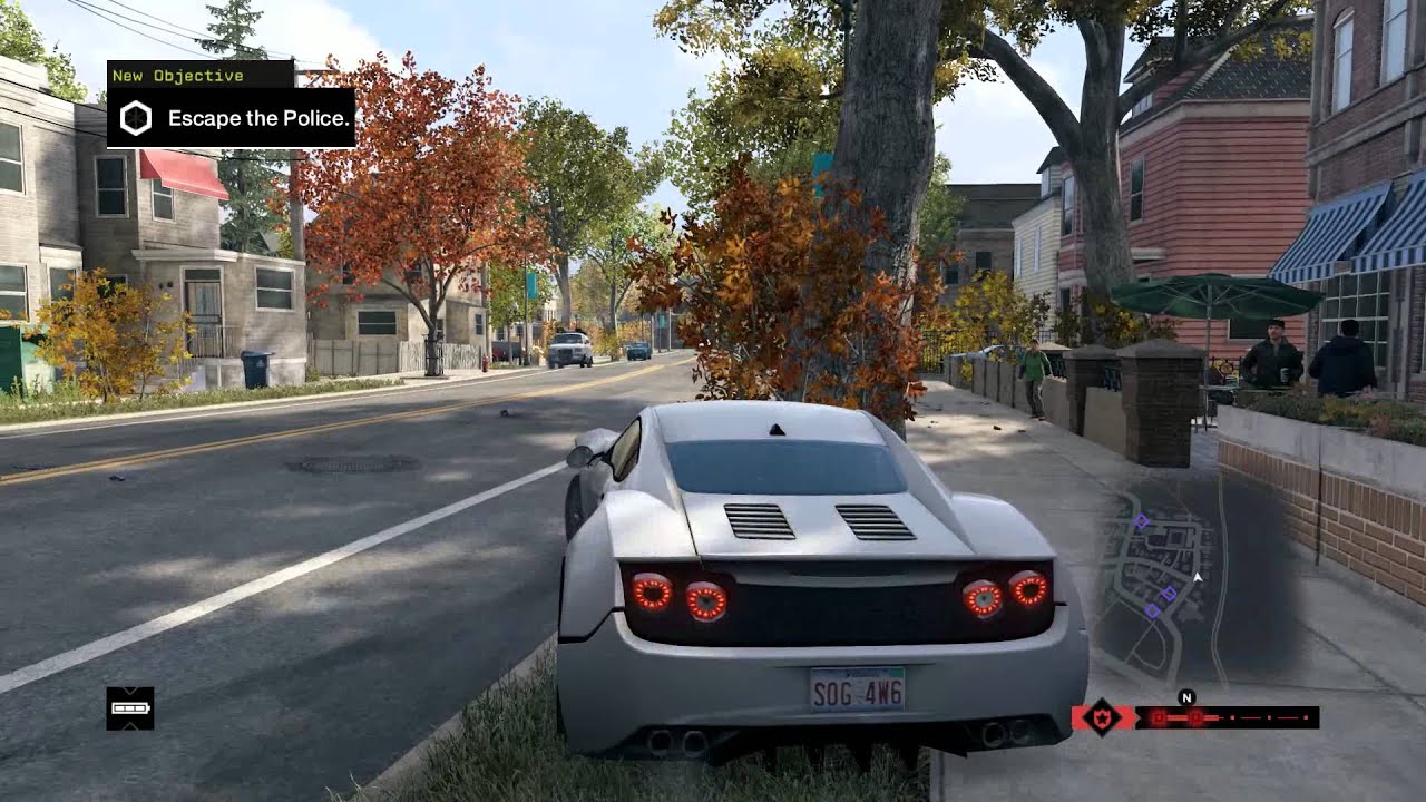 Watch Dogs under construction - escape the police