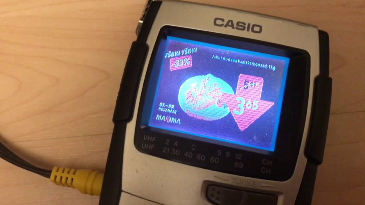 Wow! Unboxing Casio TV-880 portable colour TV vintage