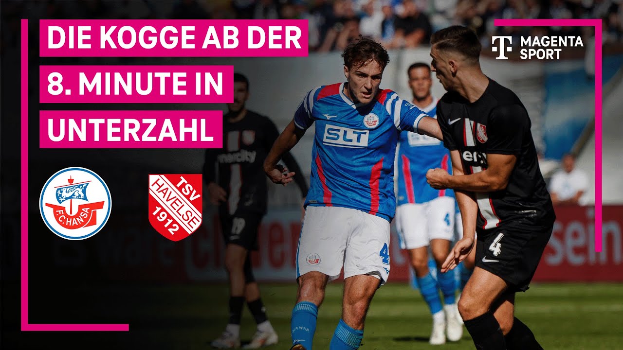 F.C. Hansa Rostock - TSV Havelse, Highlights mit Live-Kommentar | 3. Liga | MAGENTA SPORT