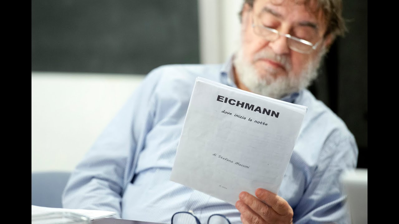 EICHMANN dove inizia la notte: le prove a tavolino.