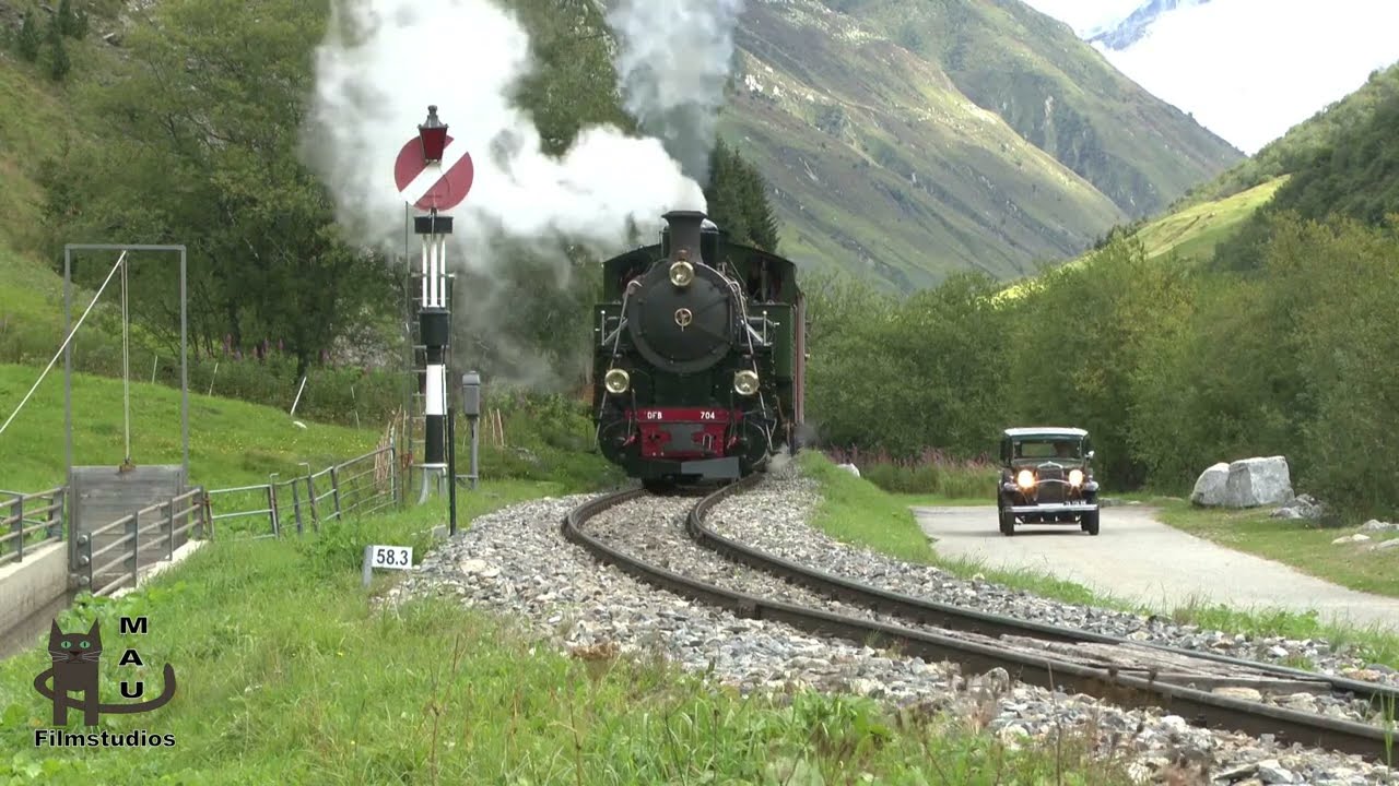 2021-08, 30+31 Dampfbahn Furka Bergstrecke - Teil 3: Personenverkehr mit HG 4/4 No. 704