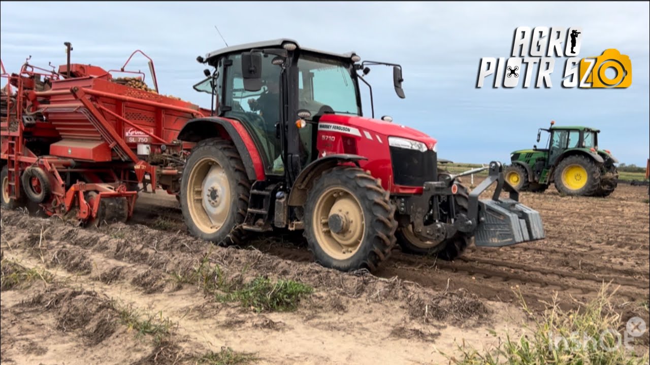 🥔Kopanie ziemniak&oacute;w 🥔2025 🔥Grimme SL750 Massey Ferguson 5710🔥GrSzafarski🔥