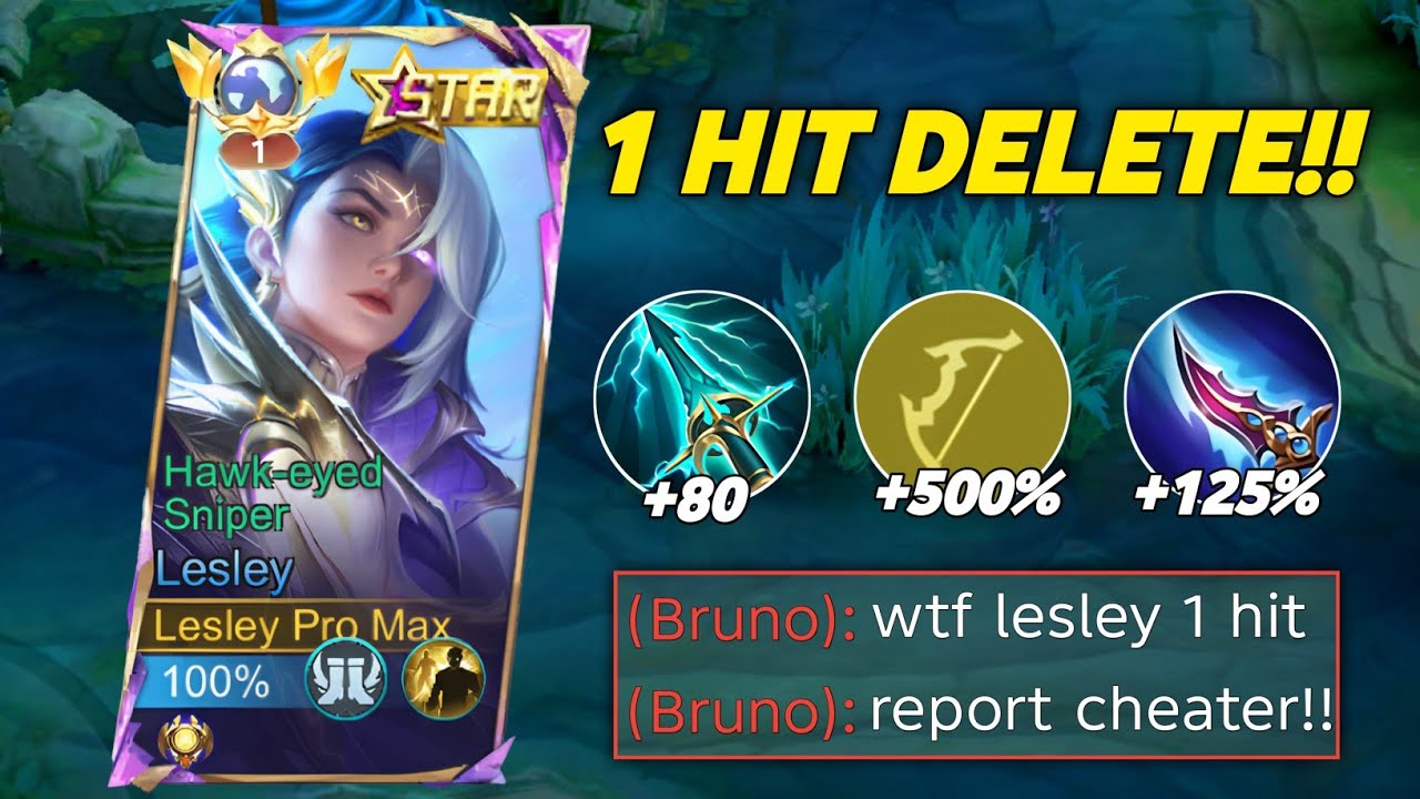 GLOBAL LESLEY 1 HIT SAVAGE TUTORIAL BUILD 2026! (100% AUTO KILL💀) | BUILD TOP 1 GLOBAL LESLEY 2026
