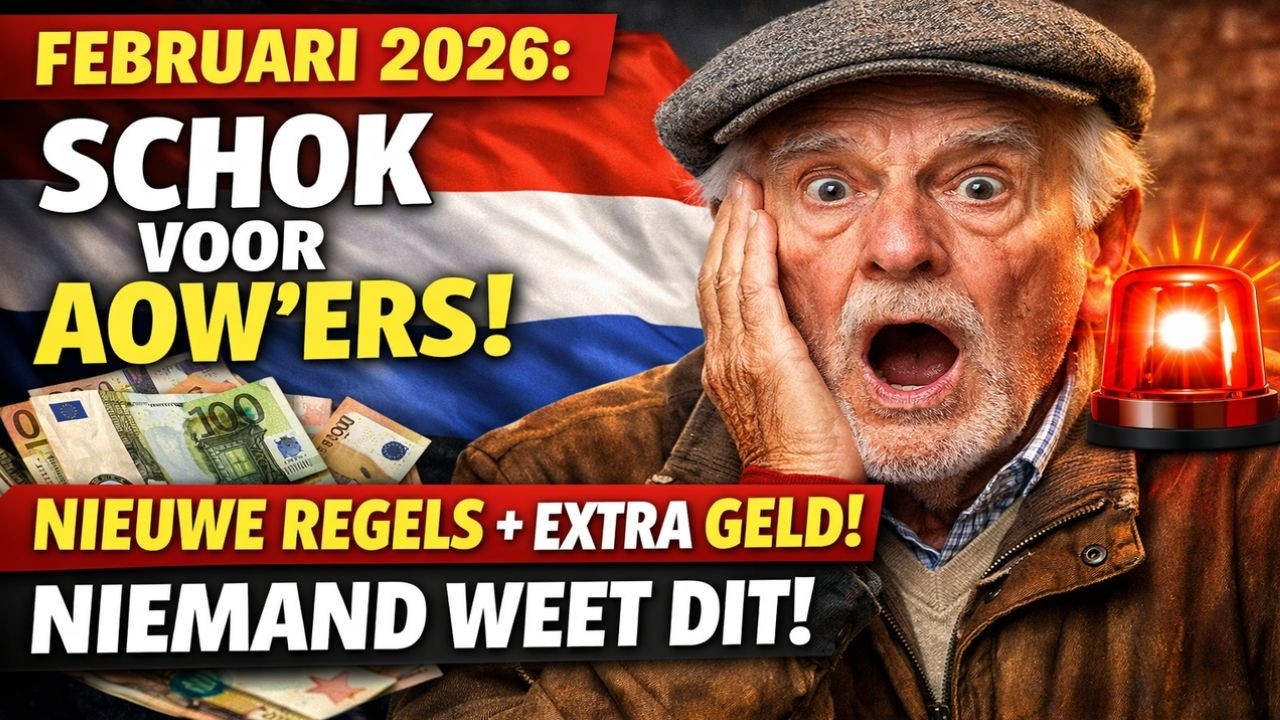 Februari 2026: SCHOK voor AOW’ers 🚨 Nieuwe regels + EXTRA geld waar bijna niemand over praat!