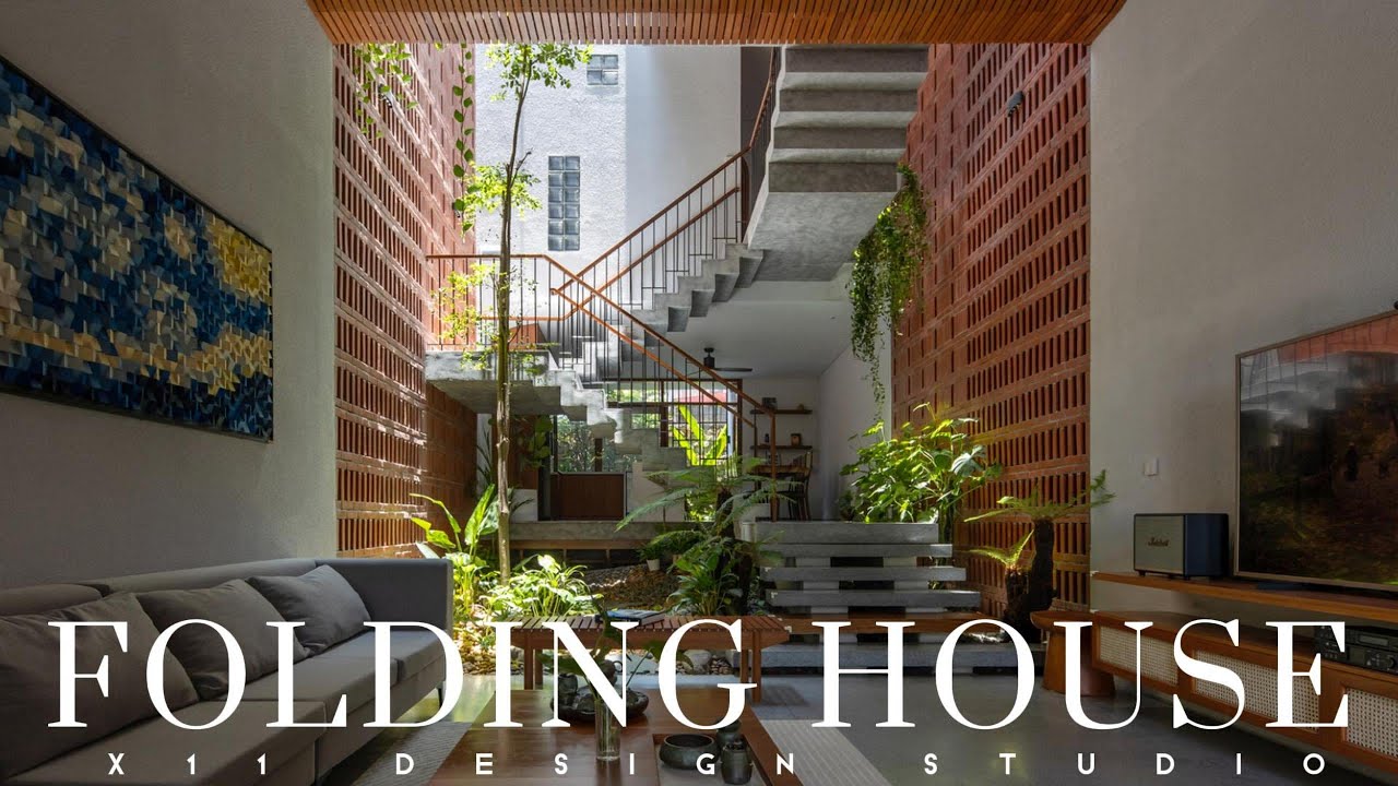 Urban Tube House Transformed by Nature-Inspired Design | Folding House