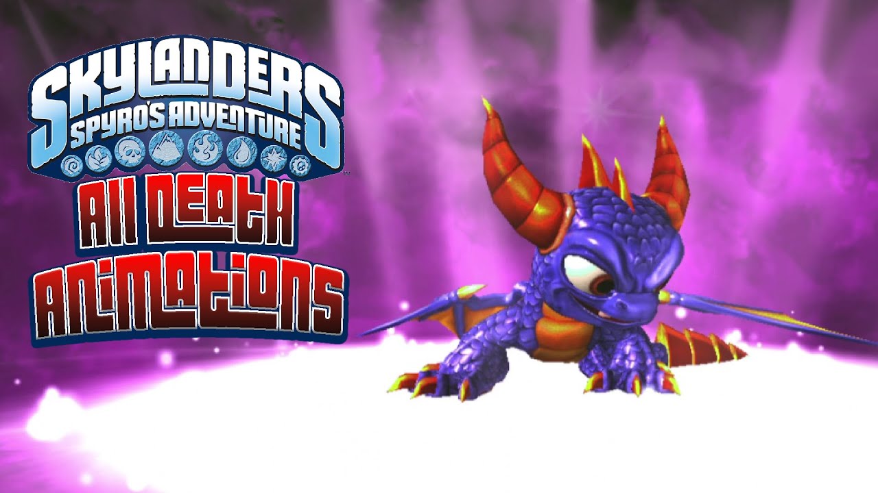 ALL DEATH ANIMATIONS - Skylanders Spyro's Adventure