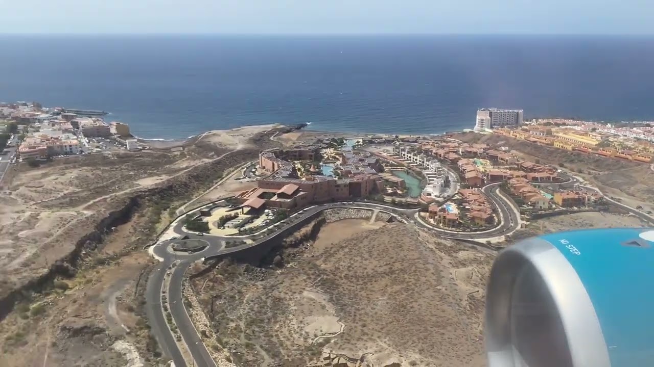Aer Lingus landing Aeropuerto de Tenerife Sur