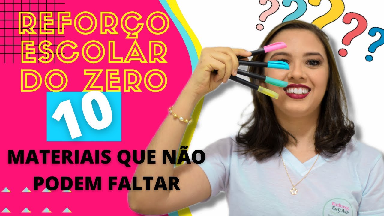 COMO COMEÇAR UM REFORÇO ESCOLAR-Materiais necessários