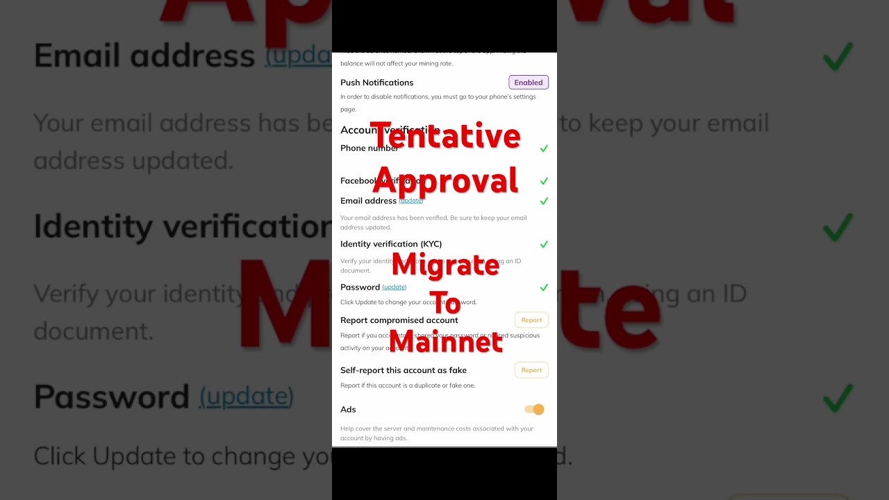 Tentative Approval Kyc Pi Network | Migrate to mainnet ✅ pi network 9 step complete #kyc #tentative