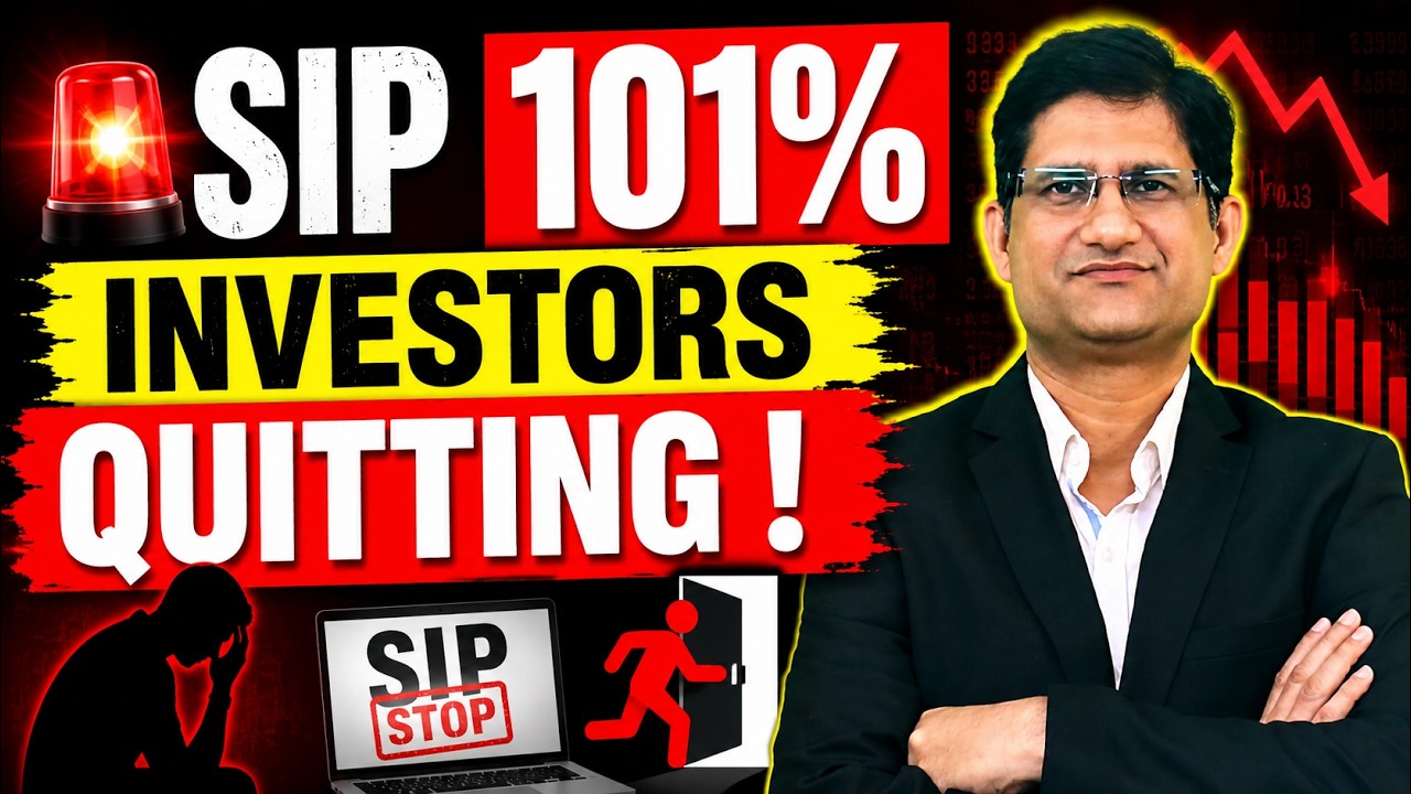 SIP Stoppage Ratio 101% 😱 | Mutual Fund Investors Panic ? | Pade Raho |