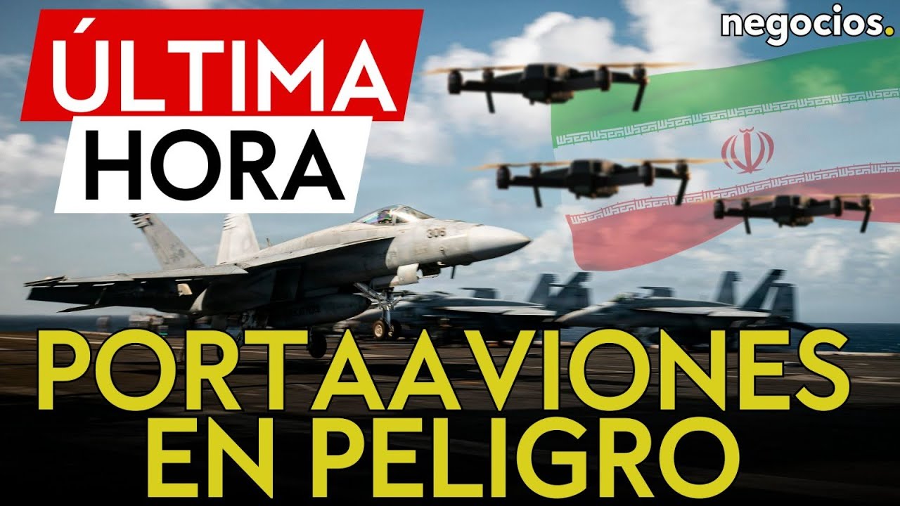ÚLTIMA HORA | Un dron iraní acecha al portaaviones USS Abraham Lincoln y desata las alarmas