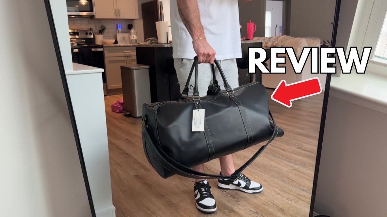 ROCKCOW Vintage Crazy Horse Leather Duffle Bag - Full Review