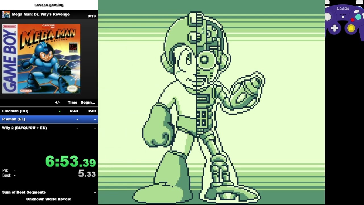 Mega Man: Dr. Wily's Revenge | Any% in 33min:08sec (50/576)