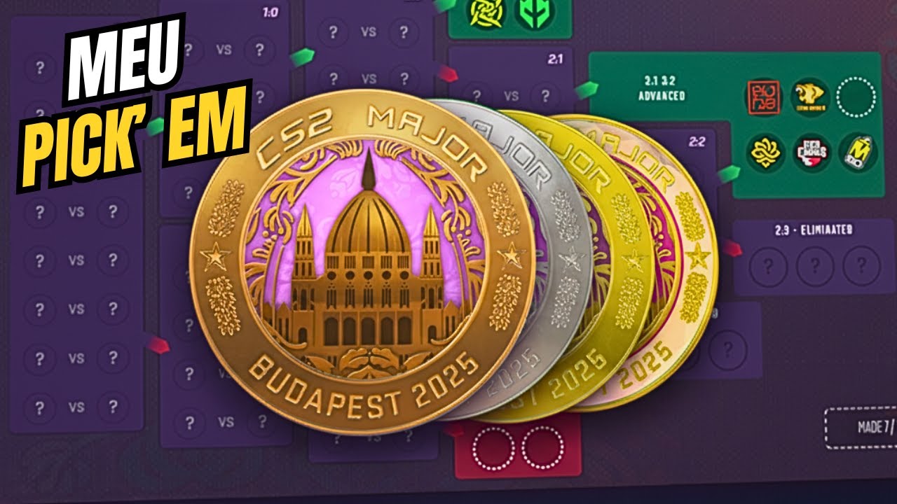 💎 Vlogueiro Pick'em Challenge Major Budapest 2025 - Bora DIAMANTAR o REDONDO?!