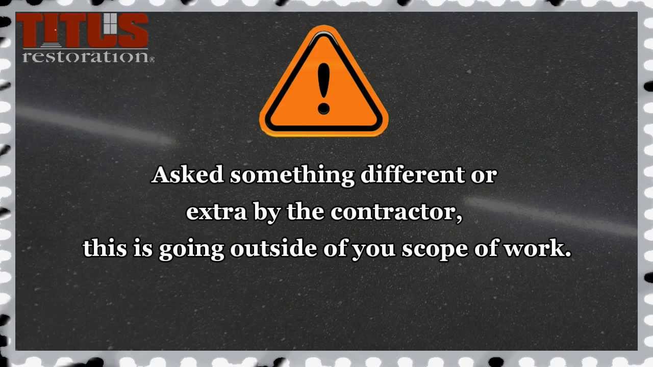 Scope of Work and Site Conditions