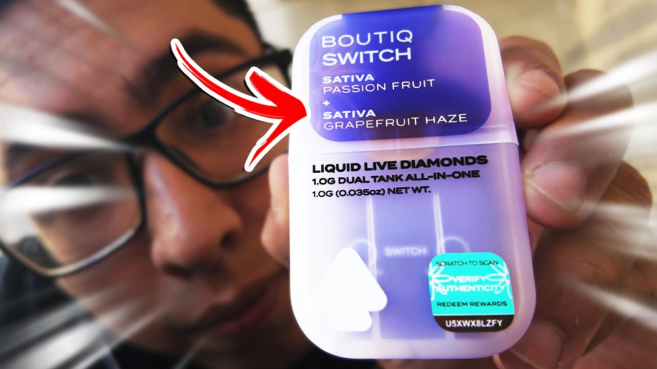 BOUTIQ ONE GRAM DUAL CHAMBER PASSION FRUIT + GRAPEFRUIT HAZE!
