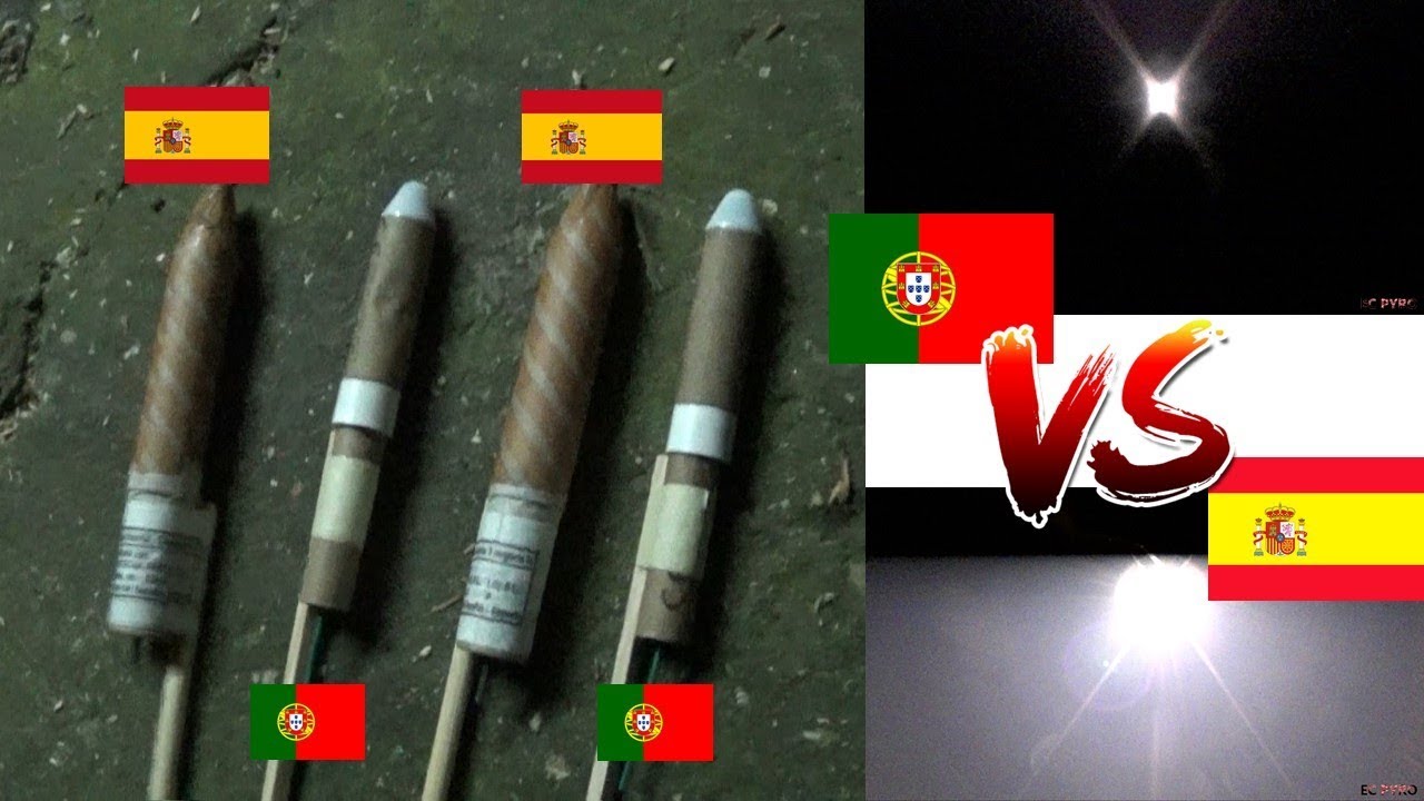 FOGUETES 1 TIRO 🇵🇹 🆚 🇪🇸