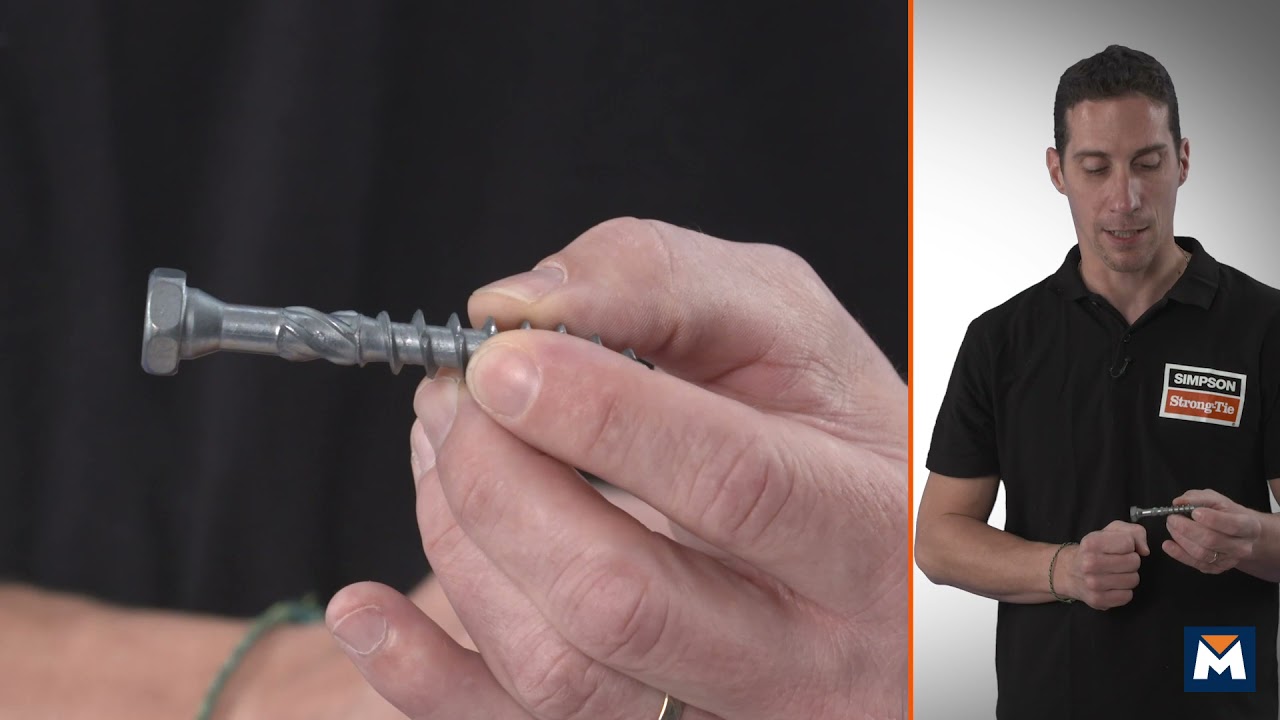 VIS CONNECTEURS SSH ACIER SUR BOIS - SIMPSON STRONGTIE