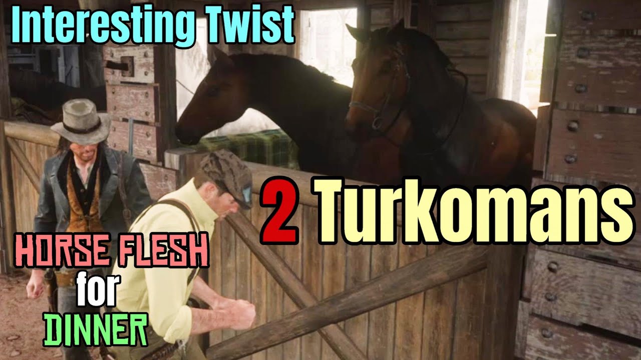 Интересный вариант получения туркомана Брейтуэйта: Red Dead Redemption 2