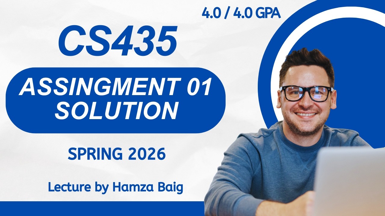 CS435 | Cloud Computing | Assignment 1 Solution 2026 | Step by step guide with detailed explanation