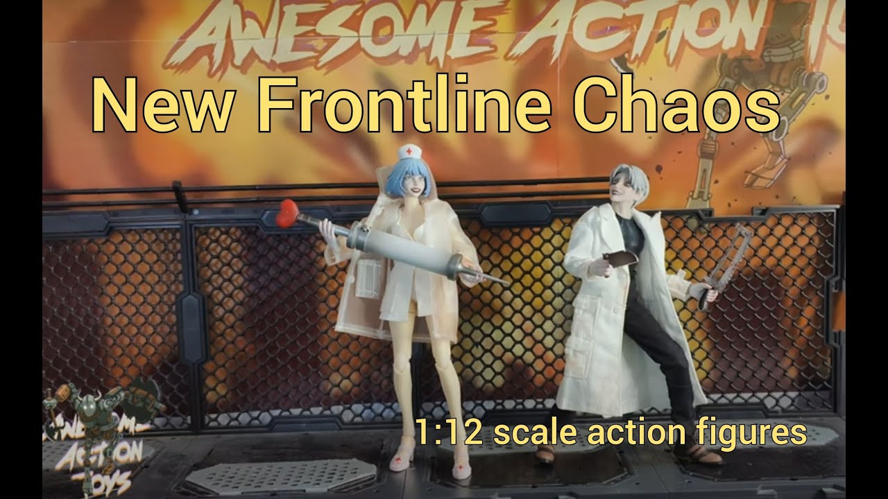 Frontline Chaos 1:12 scale No. 77 Nurse, & Dr White action figures by level 9 (JoyToy). Very creepy!
