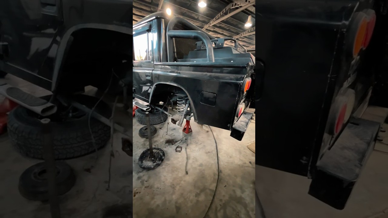 Defender Up Close &mdash; Wheels Off and Suspension Reveal