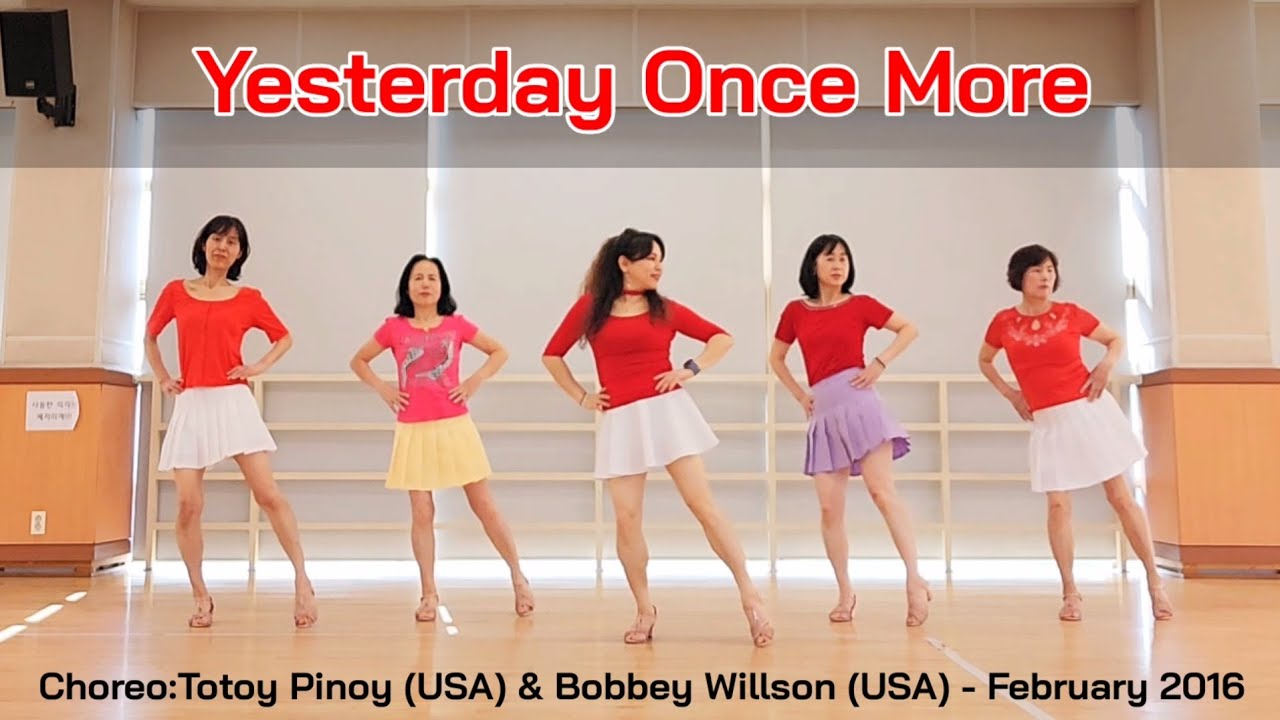 Demo[Yesterday Once More]line dance/ 왕초급 라인댄스/올드팝 라인댄스